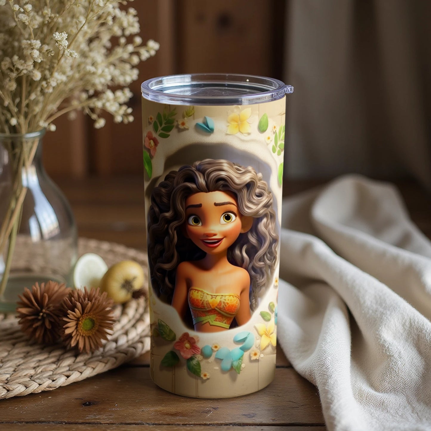 Vibrant and Colorful Character Design Tumbler