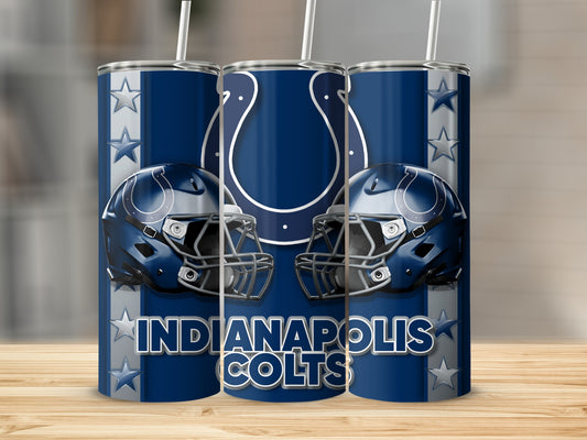 Indianapolis Colts Football Helmets Team Logo Tumblers