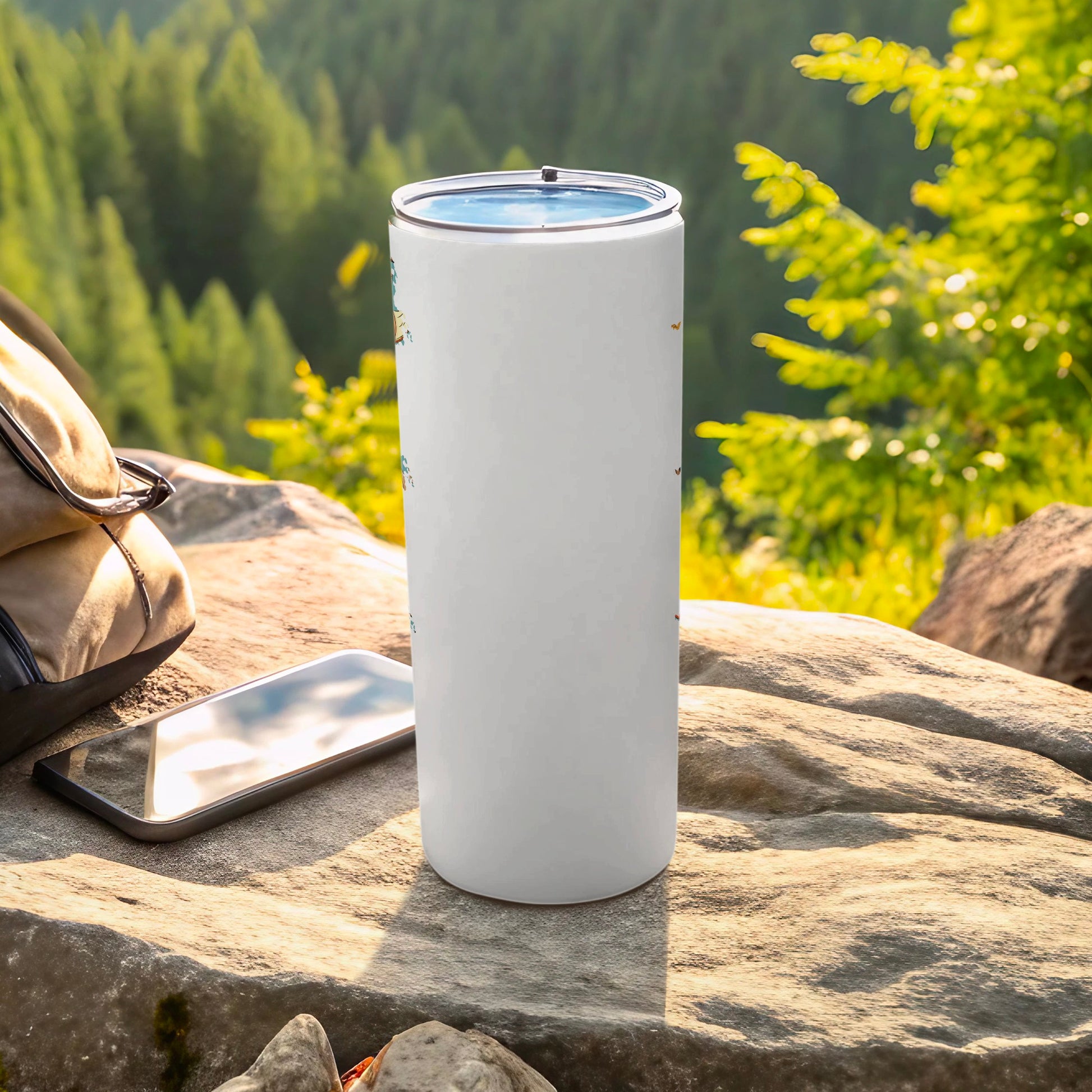 Outdoor Travel Insulated Bottle in Scenic Background