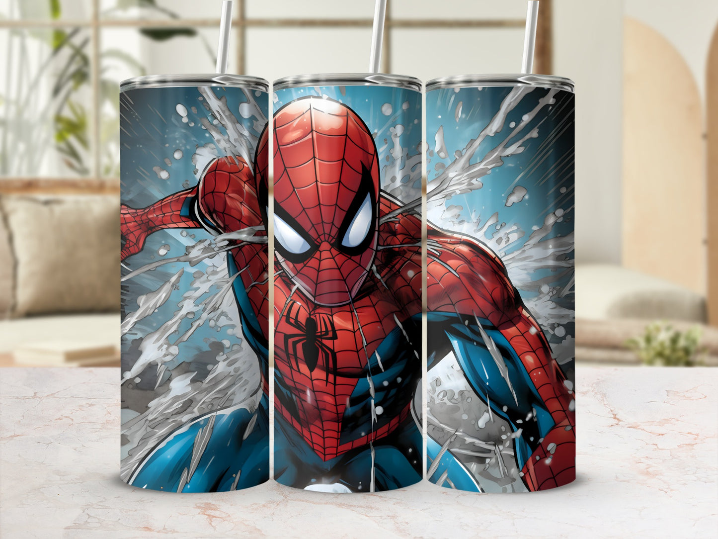 Spider-Man Action Splash Art Tumbler Cup