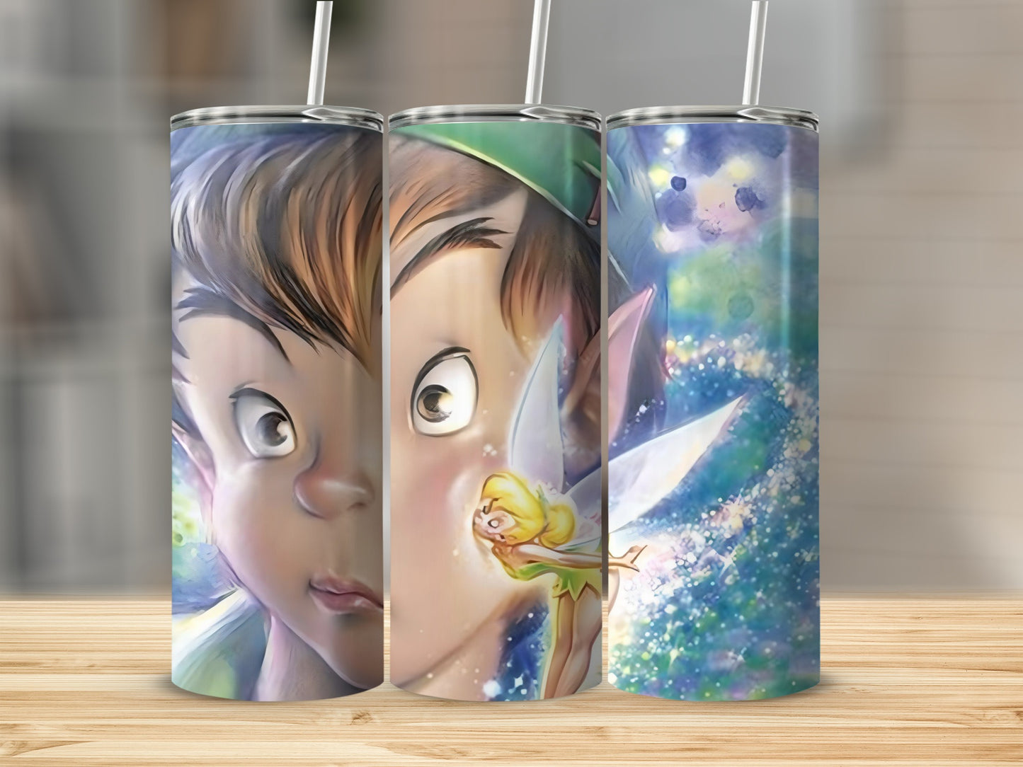 Magical Fairy and Boy Tumbler featuring Fantasy Art Design