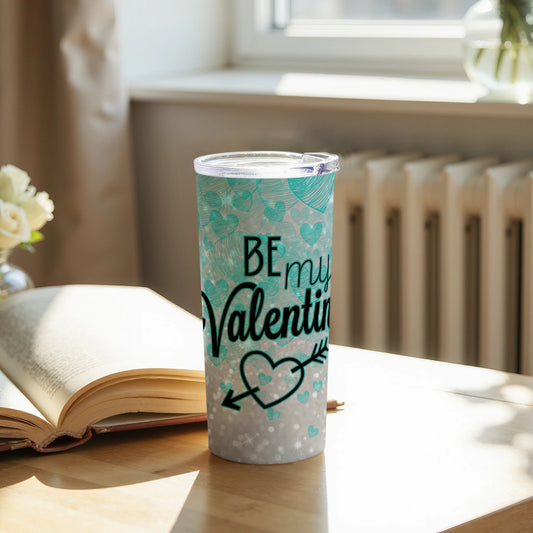 Be My Valentine Arrow Heart Insulated Tumbler