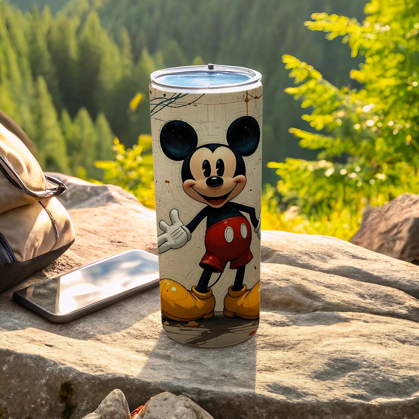Classic Mickey Mouse Tumbler for Outdoor Adventures