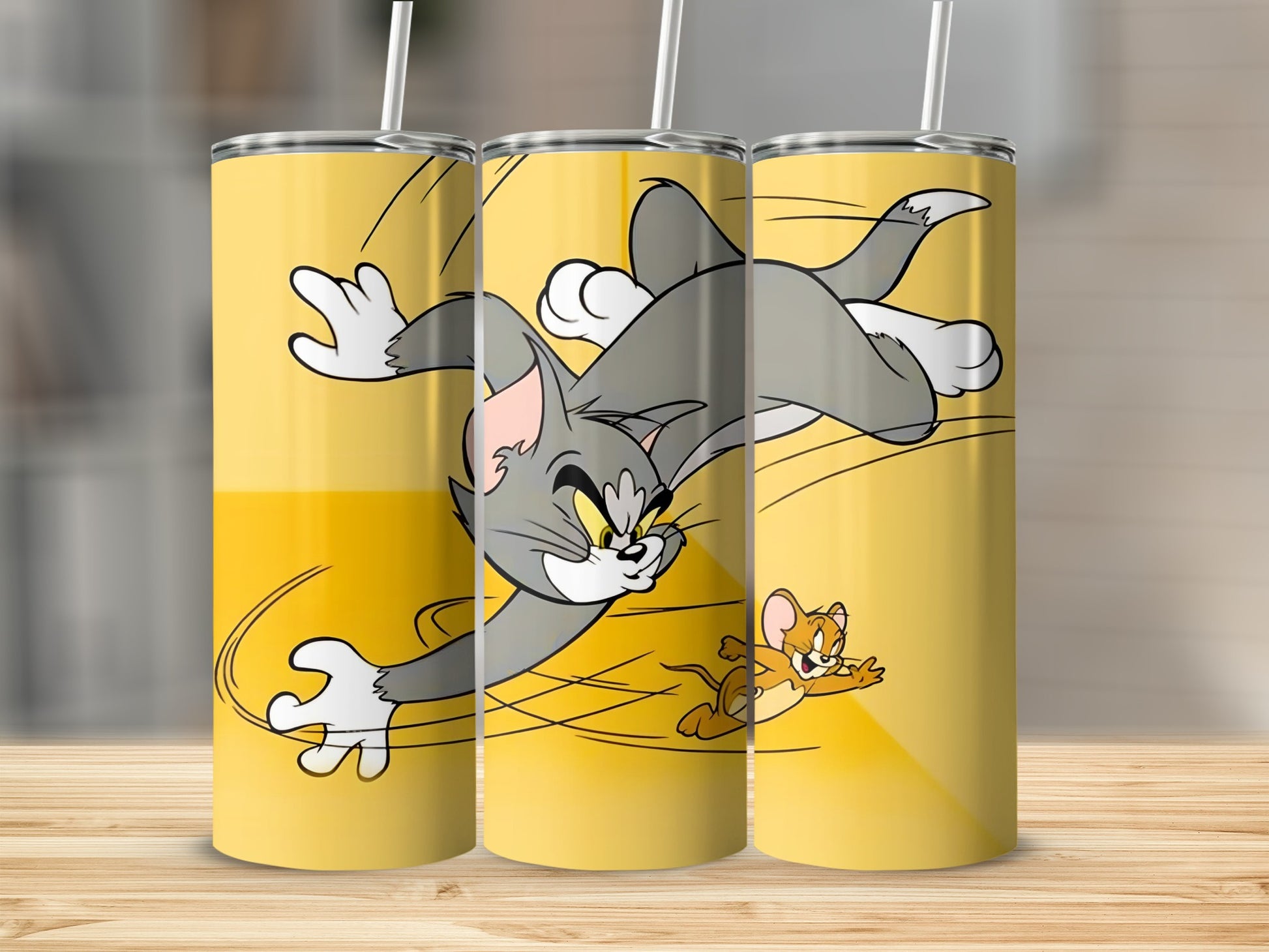 Exciting Tom and Jerry Design Tumbler for Fans