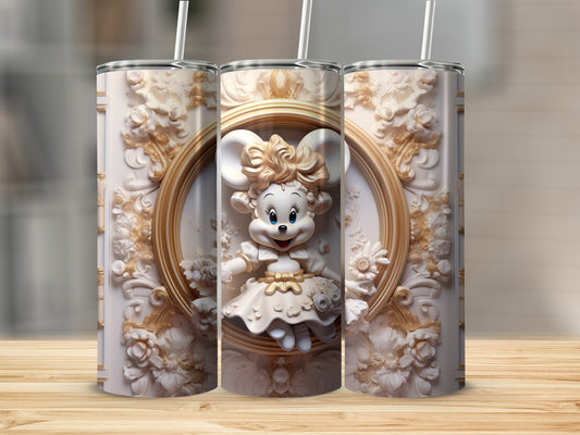 Elegant Cartoon Mouse Decorative Tumbler for Kids
