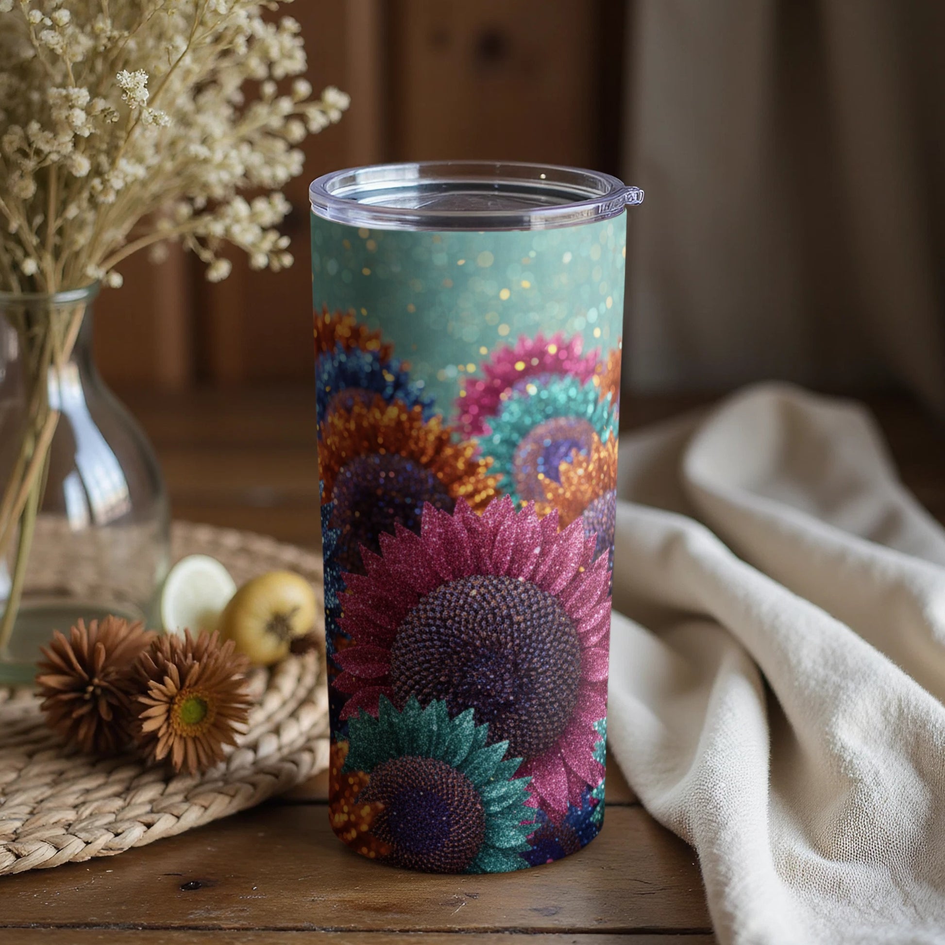 Colorful Bloom Insulated Tumbler for Your Drinks