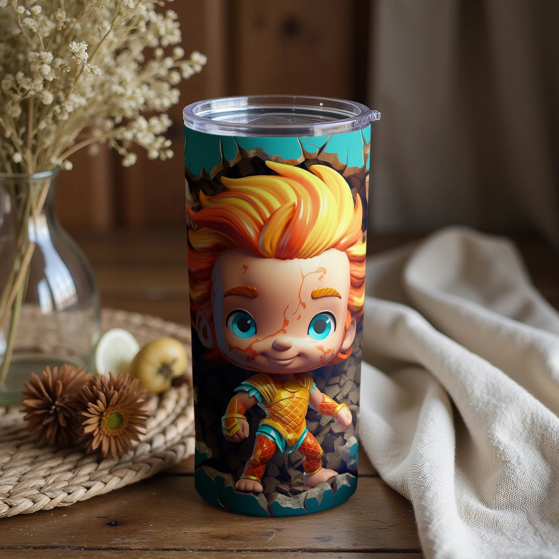Cute Character Tumbler Cup Perfect for Kids Drinkware