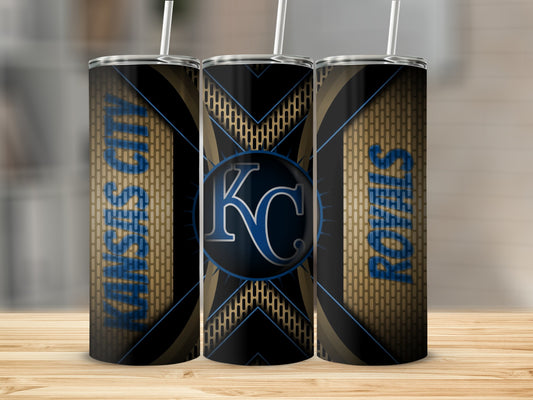 Kansas City Royals KC Logo Bold Design Style Tumblers