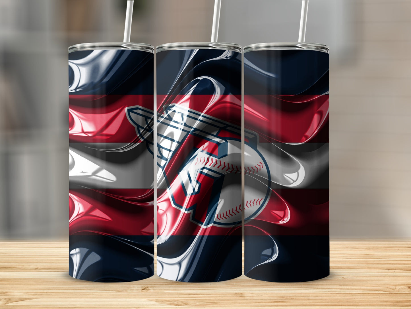 Baseball Logo Abstract Modern Art Design Tumblers