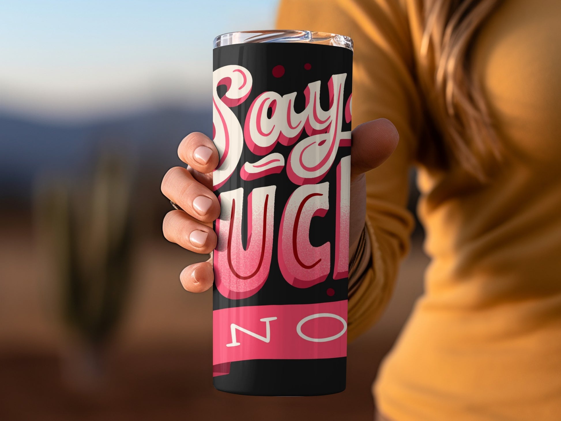 Say Such No Insulated Travel Tumbler 20oz Flask