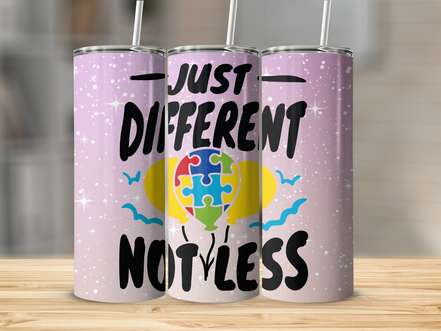 Just Different Not Less Tumbler Product