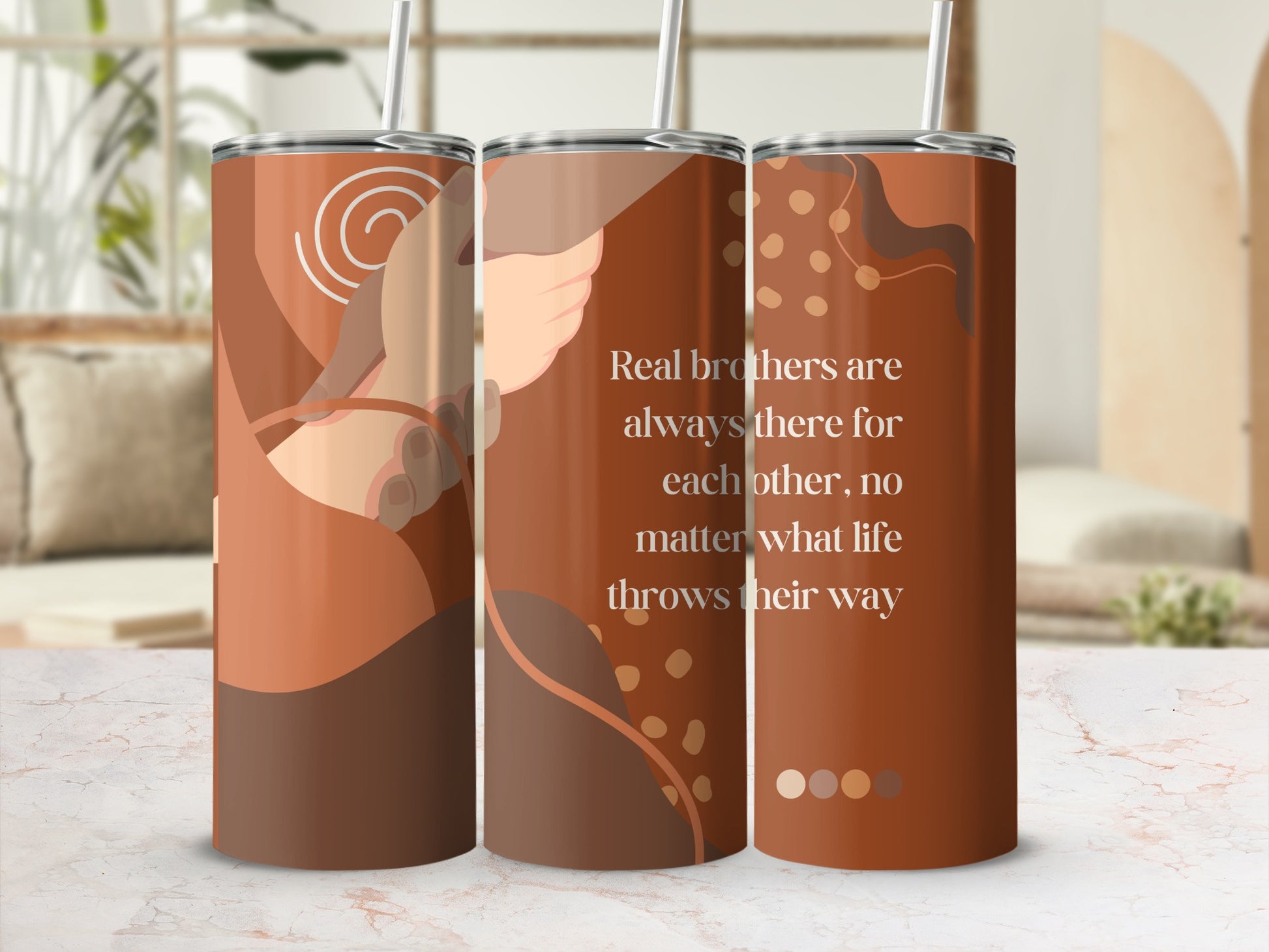 Real brothers are always there for each other tumbler