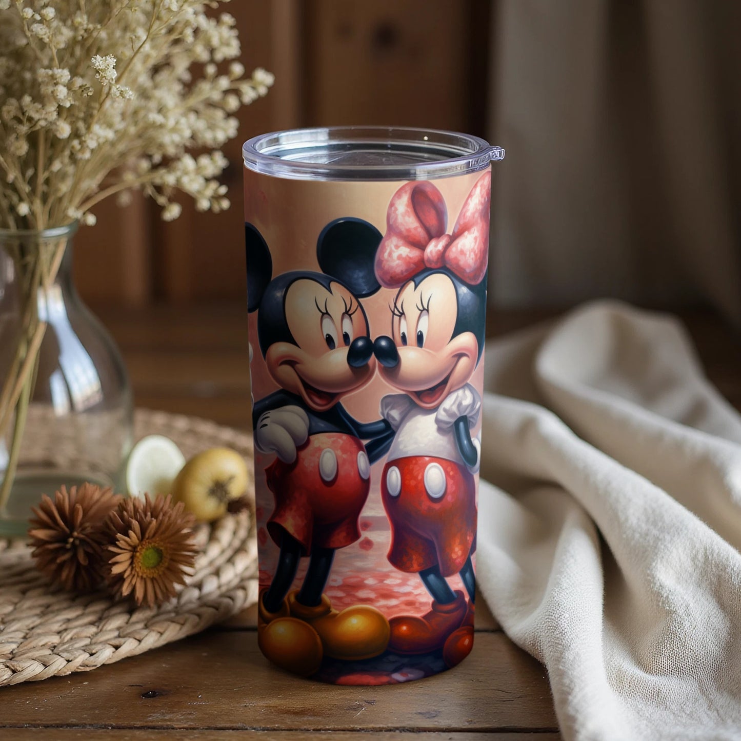 Disney Mickey and Minnie Mouse Tumbler Cup for Fans