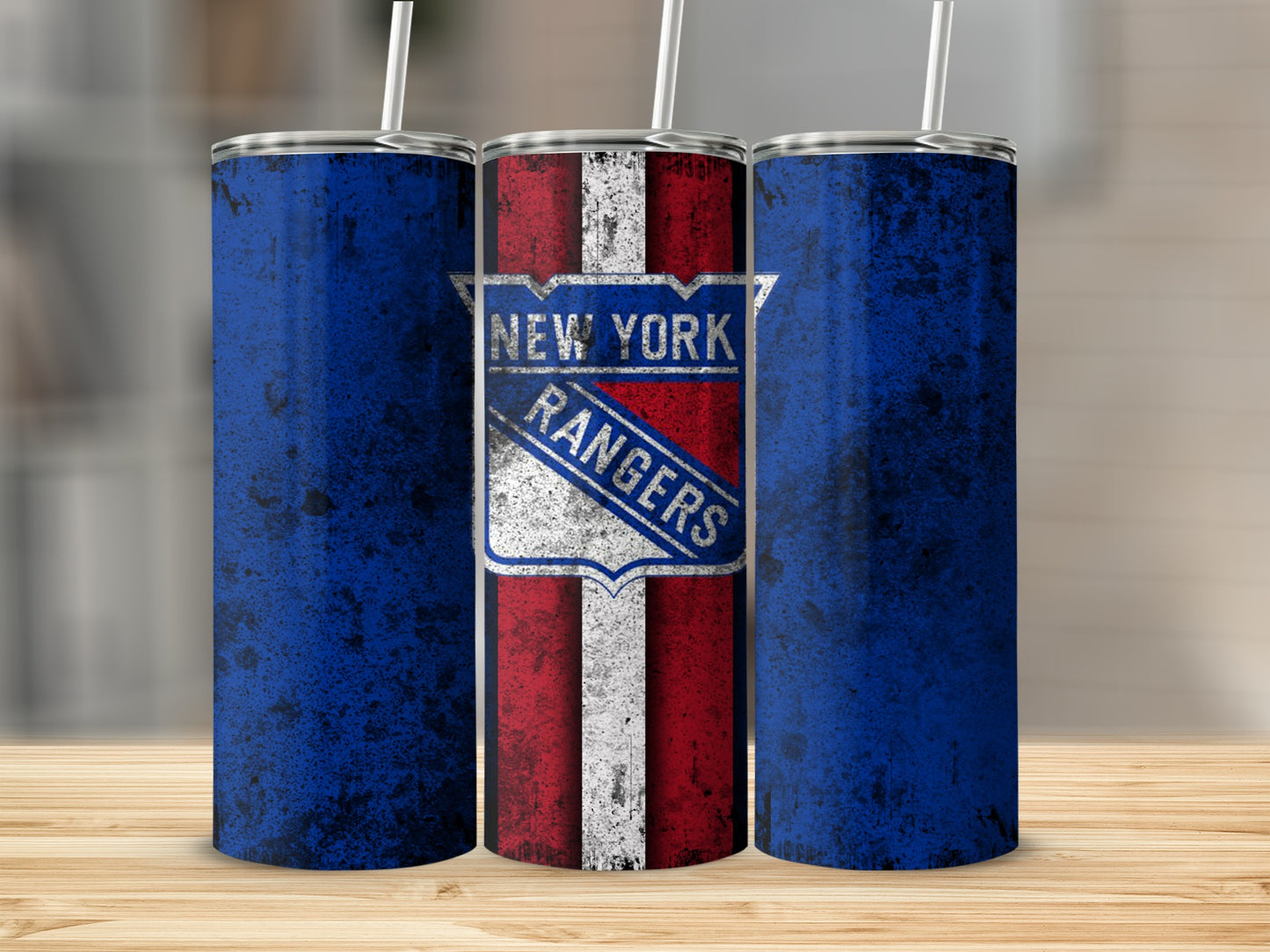 New York Rangers Logo Tumbler Stainless Steel Flask