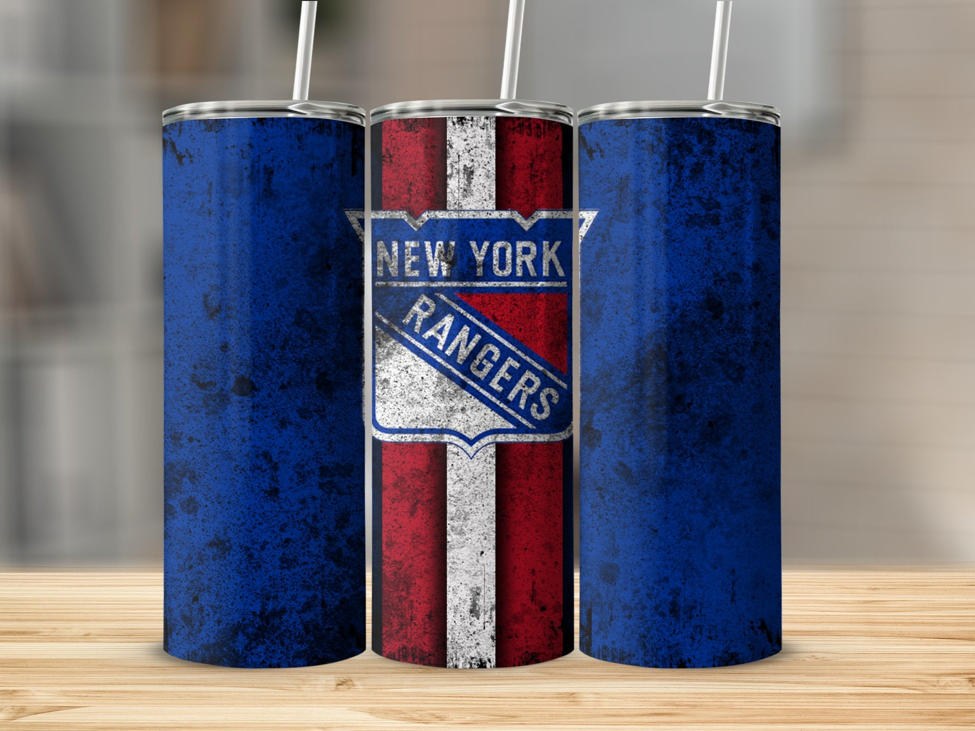 New York Rangers Logo Tumbler Stainless Steel Flask