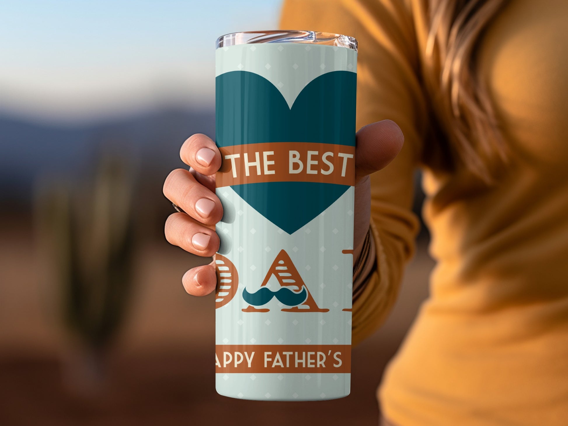 Best Dad Heart Design Happy Father's Day Product