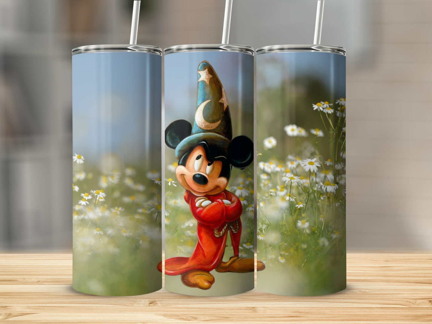 Fantasy Art Tumbler with Animated Character Design