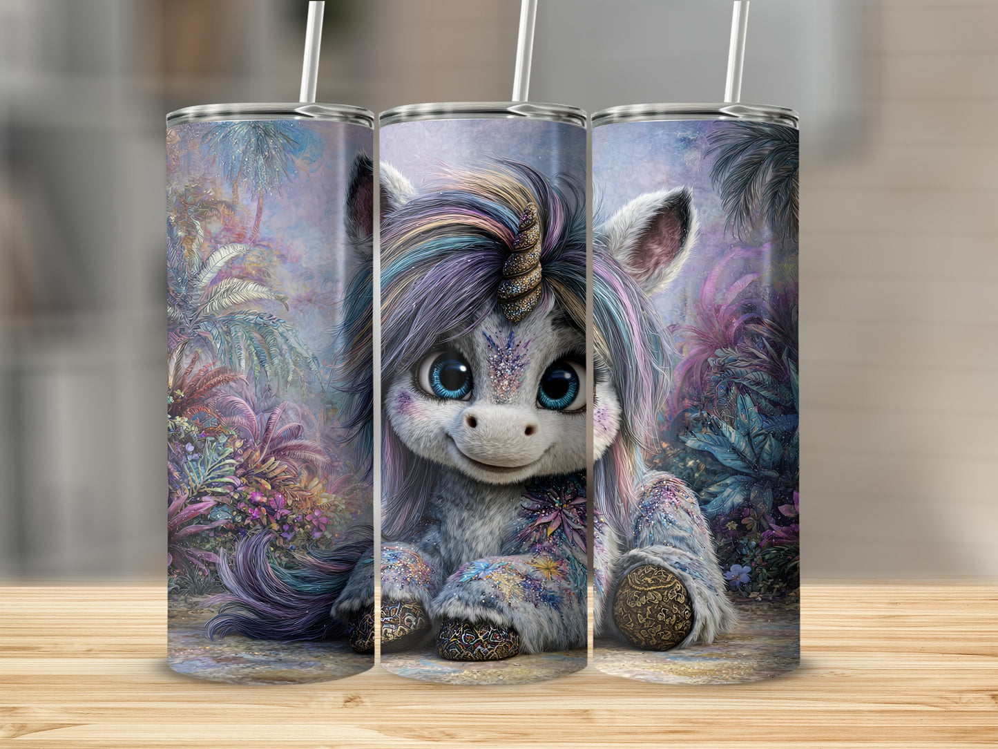 Adorable Magical Unicorn Tumbler for Kids and Adults