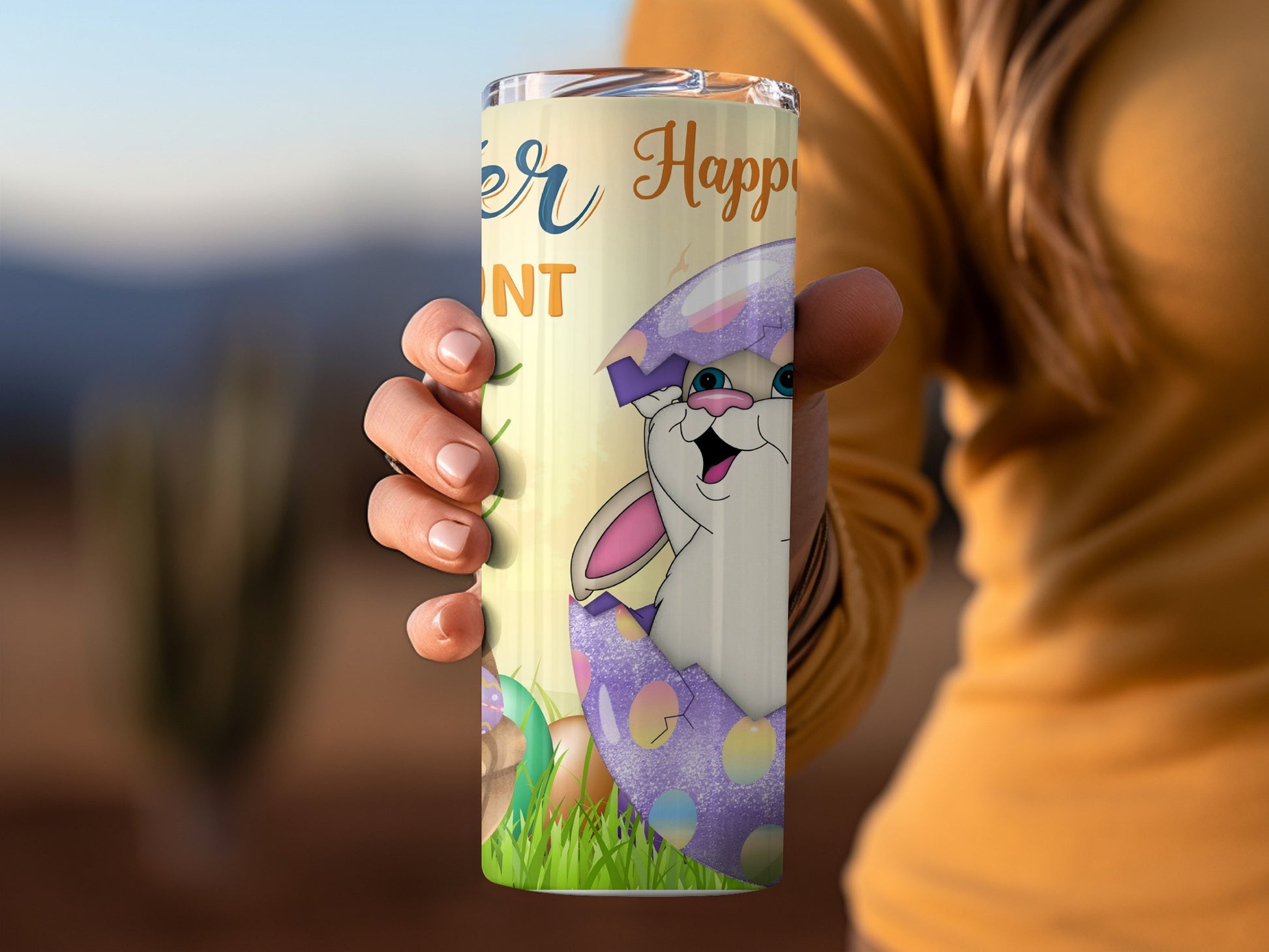 Happy Easter Bunny Egg Cute Celebration Tumbler