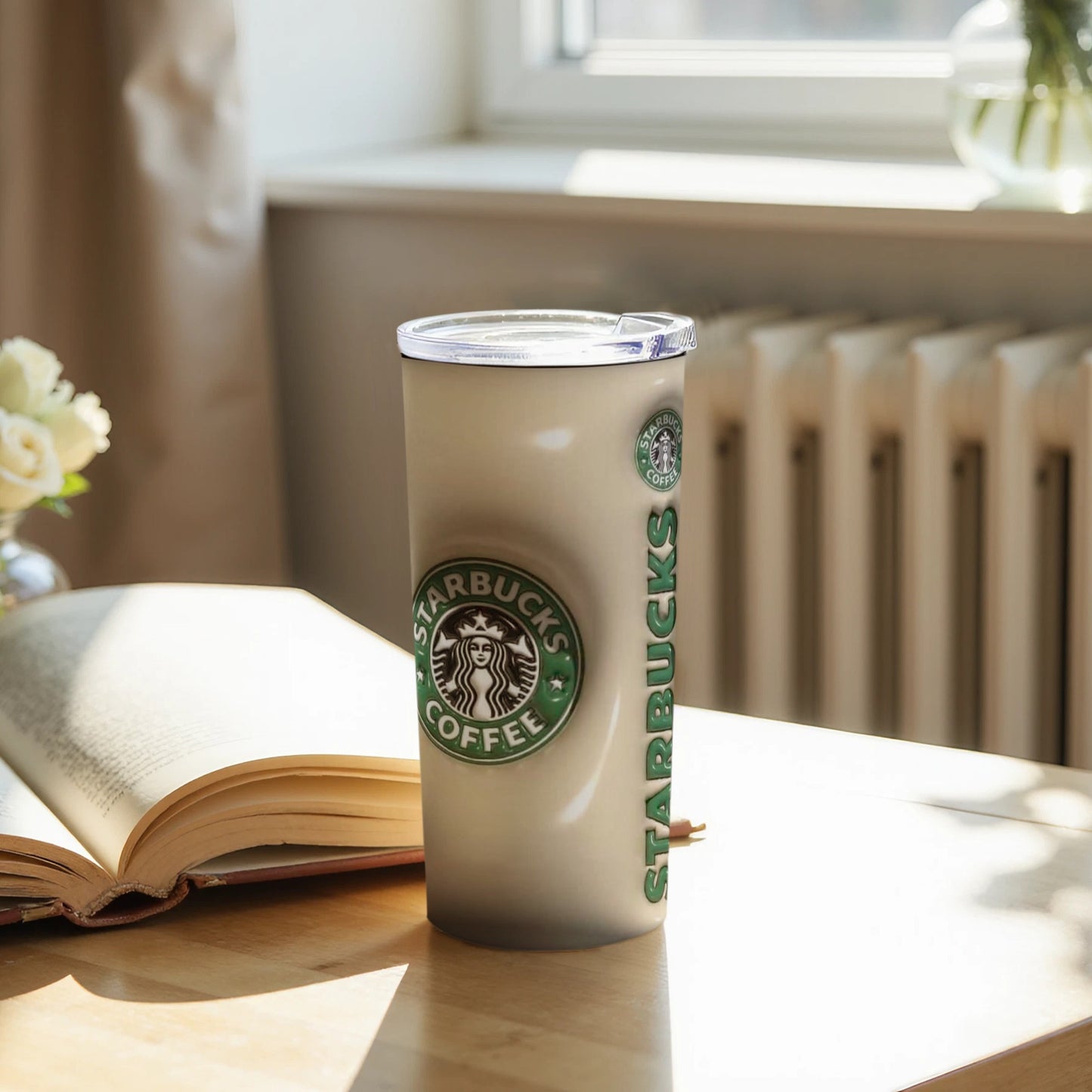 Starbucks Coffee Tumbler with Classic Logo Design