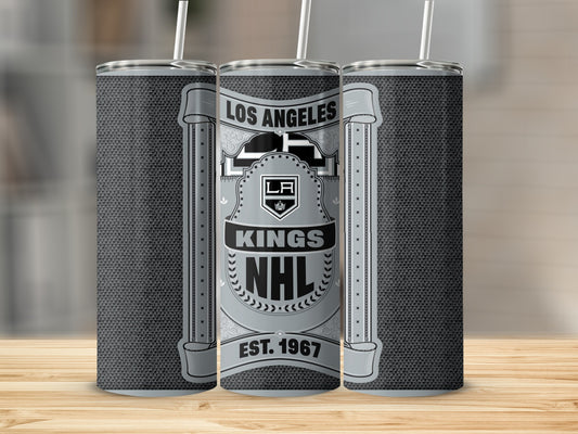 Los Angeles Kings NHL Vintage Style Art Tumbler