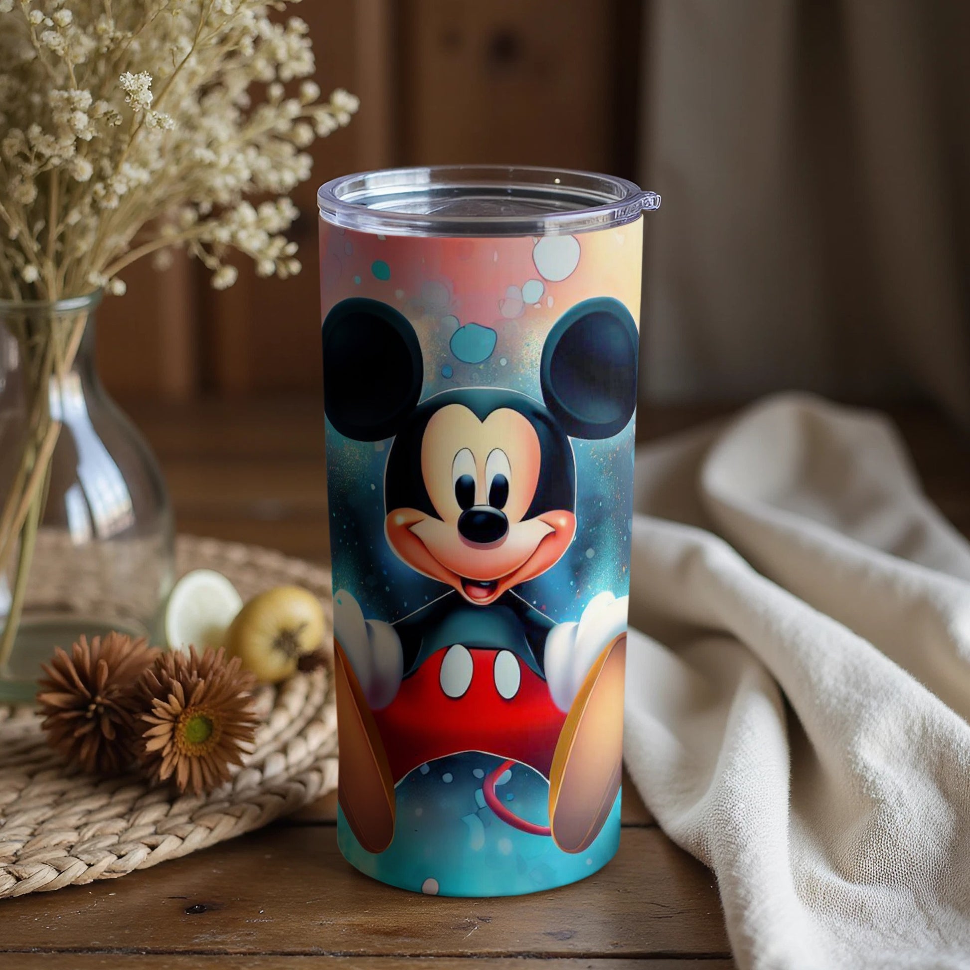 Playful Disney Character Themed Tumbler Drinkware