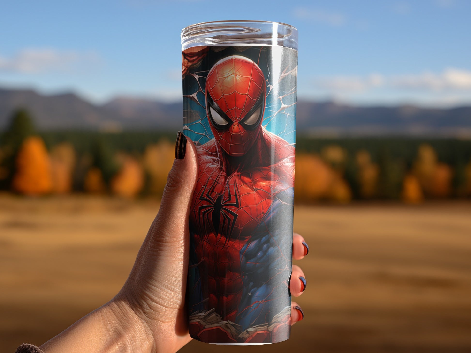 Spider-Man Themed Tumbler 20 oz Cup