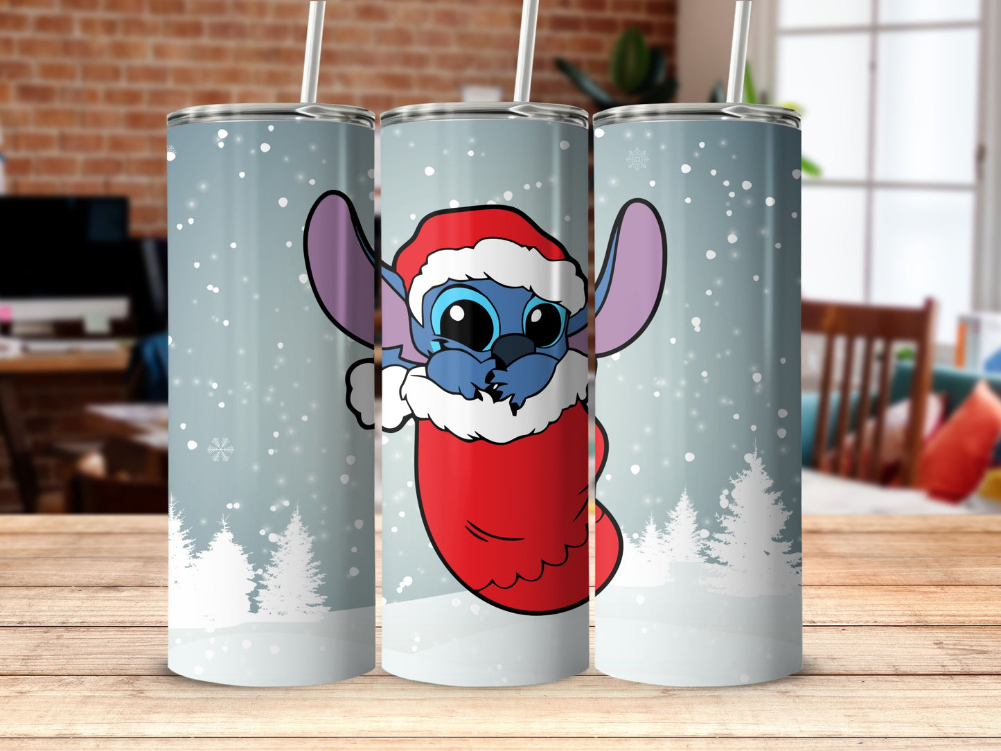 Adorable Santa Hat Character Tumbler Perfect Holiday Gift