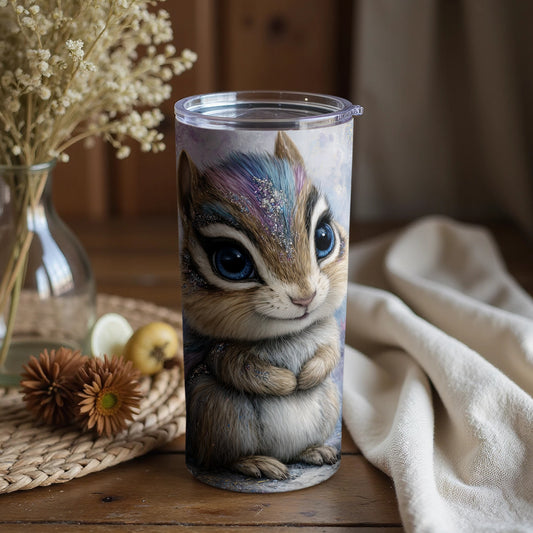 Adorable Fantasy Chipmunk Tumbler Cup