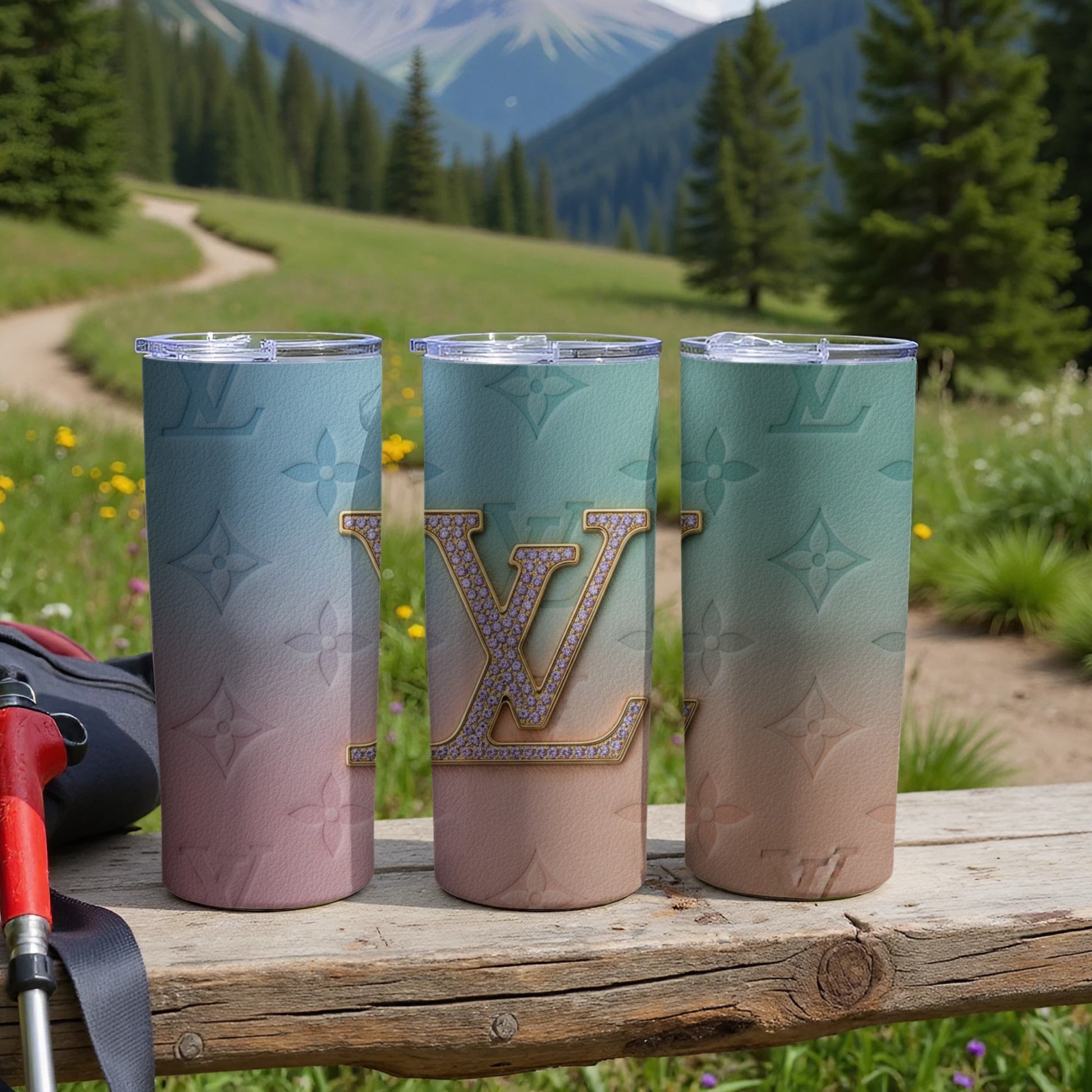 Gradient LV Designer Insulated Drinkware Tumblers