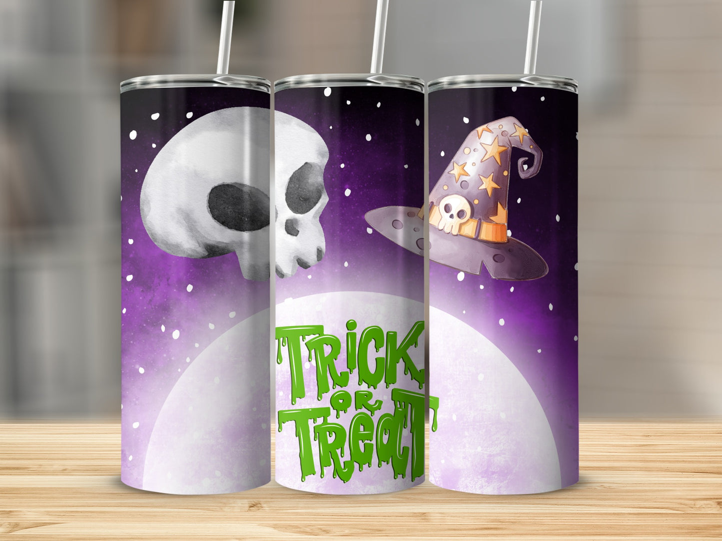 Spooky Halloween Trick or Treat Tumbler Product