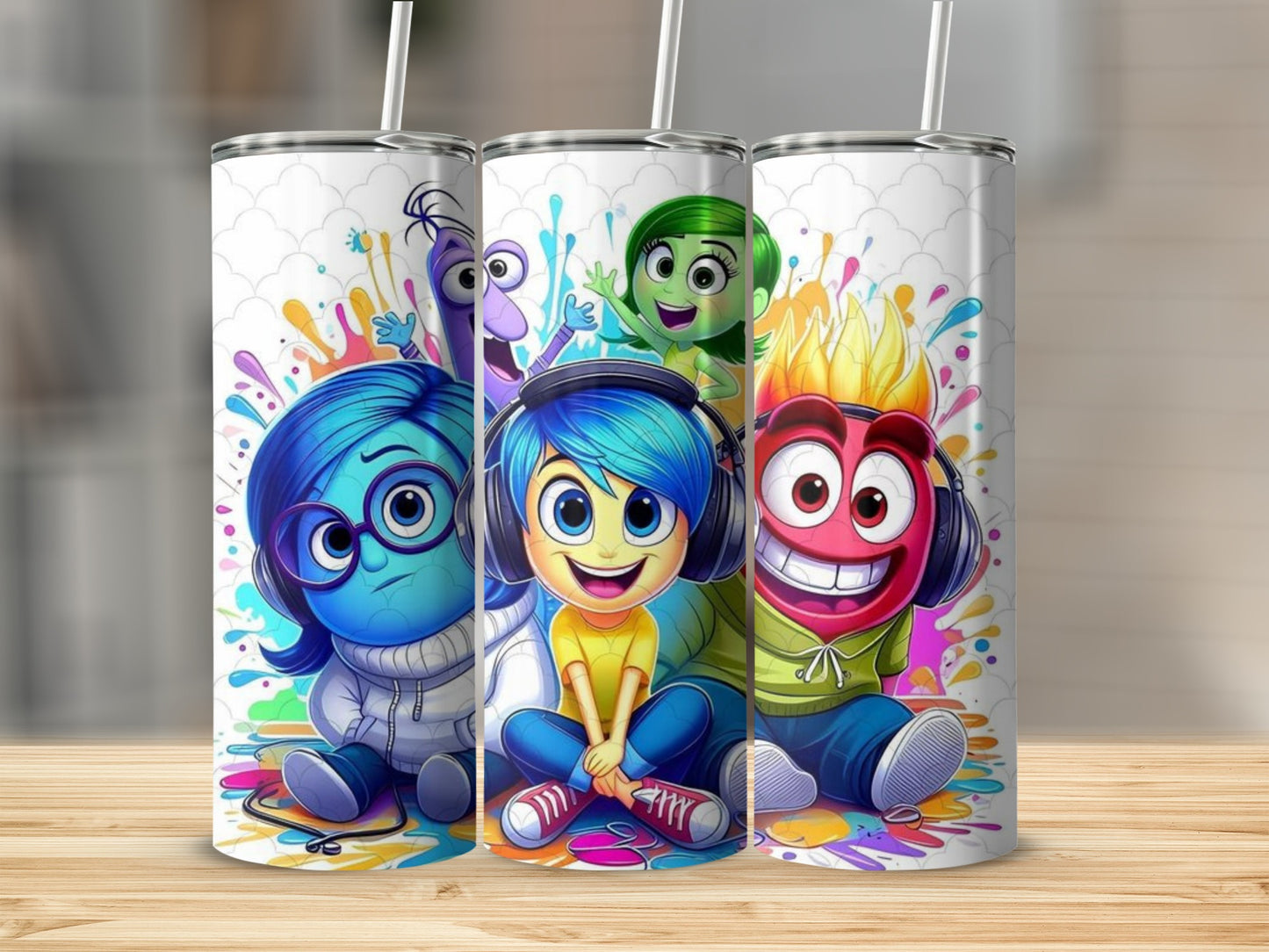 Colorful Animated Characters Design Tumblers
