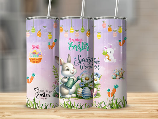 Happy Easter Springtime Wonders Designer Tumbler