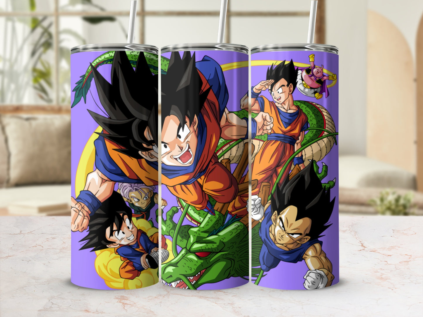 Dragon-themed vibrant colorful character artwork product