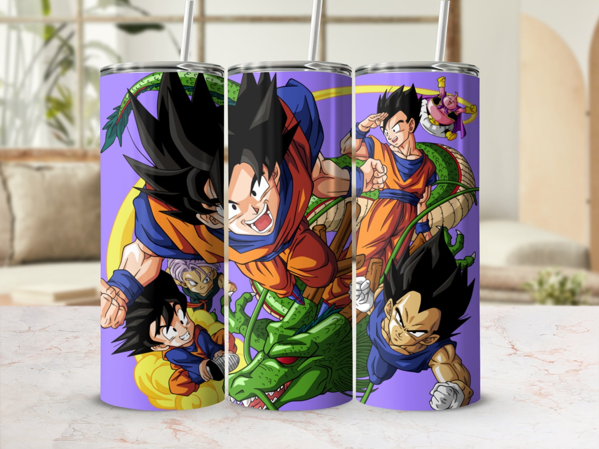 Dragon-themed vibrant colorful character artwork product