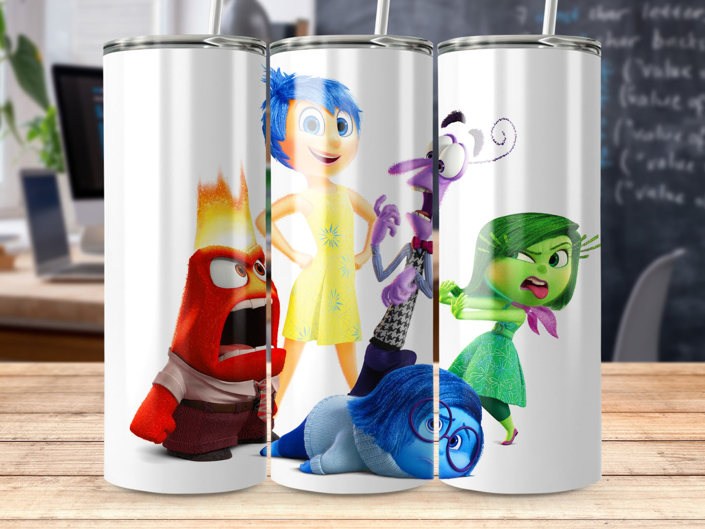 Inside Out Movie Characters Posing Together Tumblers