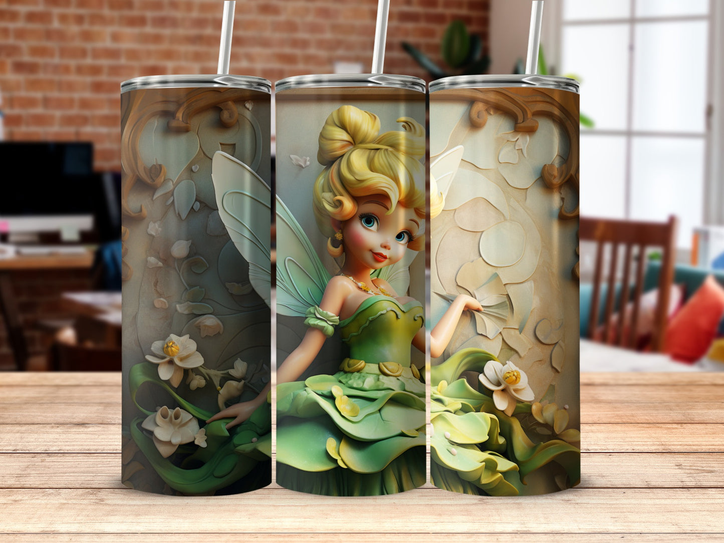 Fairy-Inspired Design Tumbler for Your Daily Beverages