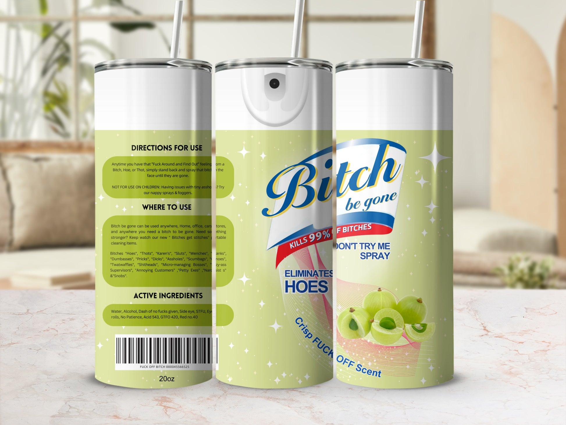 Bitch Be Gone Don't Try Me Spray Crisp Scent Product