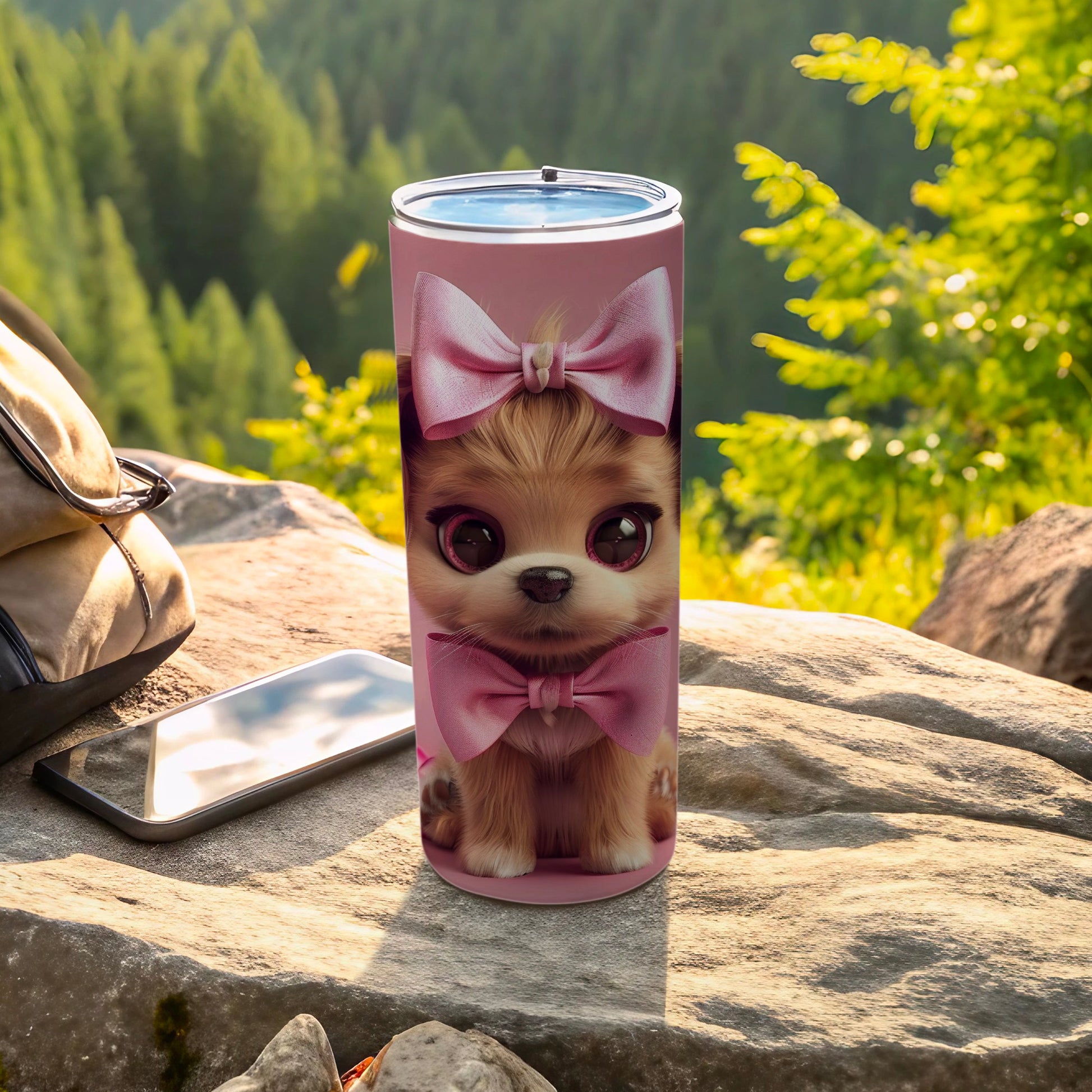 Adorable Puppy Face Pink Bows Big Eyed Canine Tumbler product type
Puppy
Cute dog
Pink bow
Tumbler
Pet design
Adorable
Drinkware
Animal print
Travel mug
Gift idea
Dog lover
Canine art
Sweet pup
Pink aesthetic
Big eyes
Chihuahua style
Accessory
Portable cup
Dog merchandise
Outdoor lifestyle