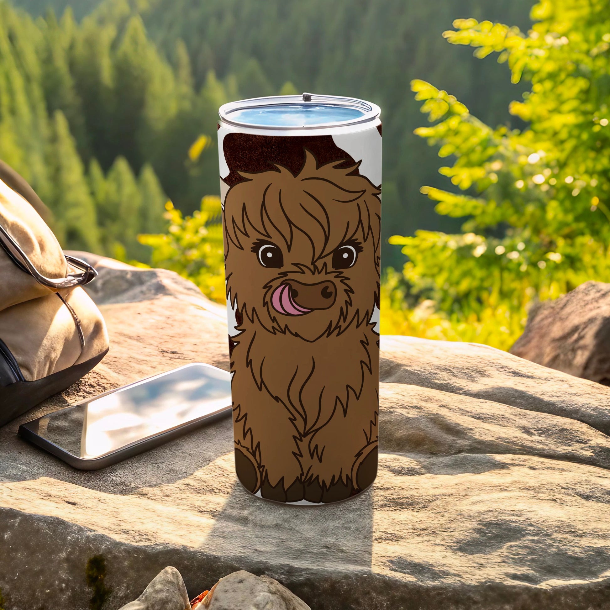 Cute Cartoon Dog Outdoor Adventure Tumbler Cup