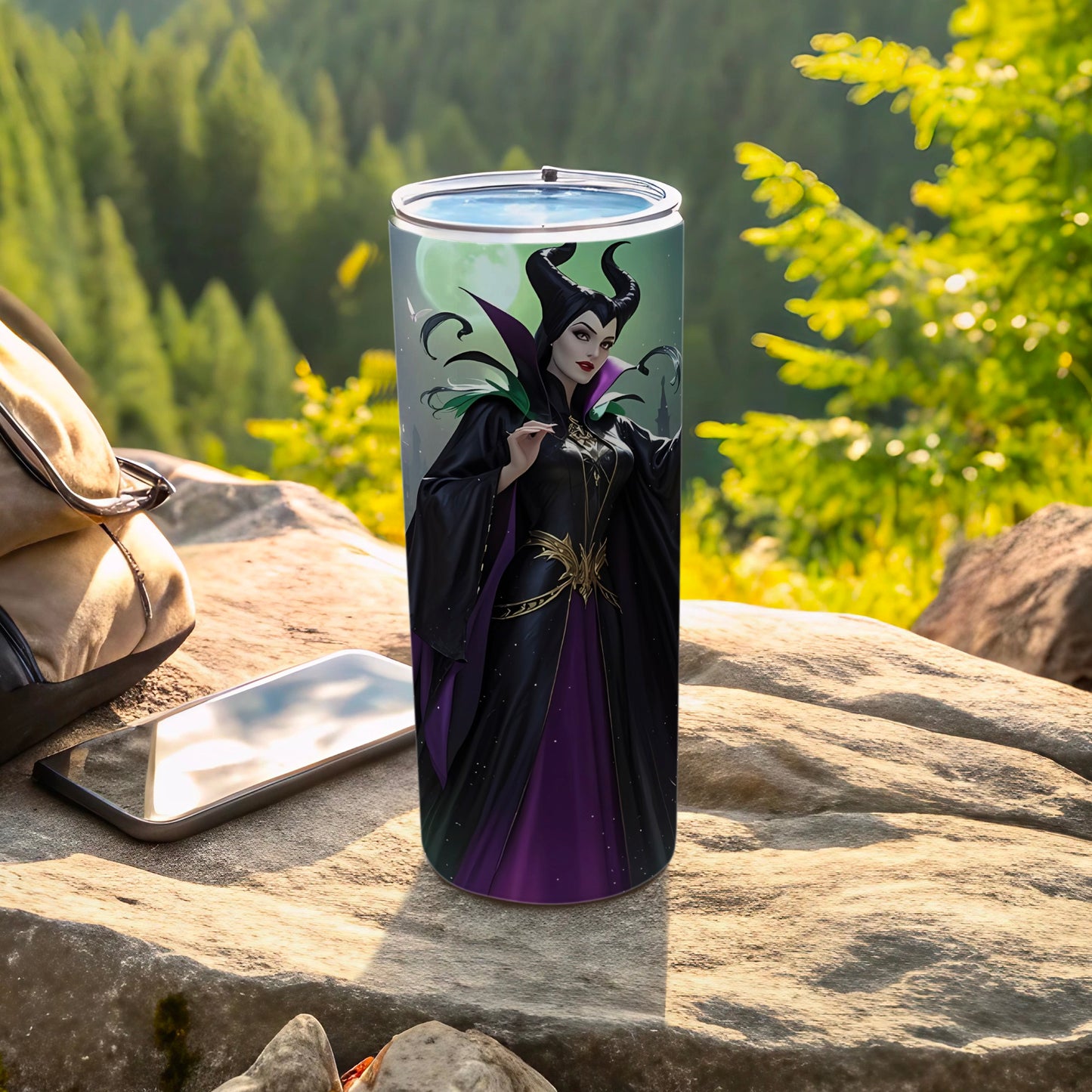 Maleficent Inspired Tumbler Cup for Outdoor Adventures