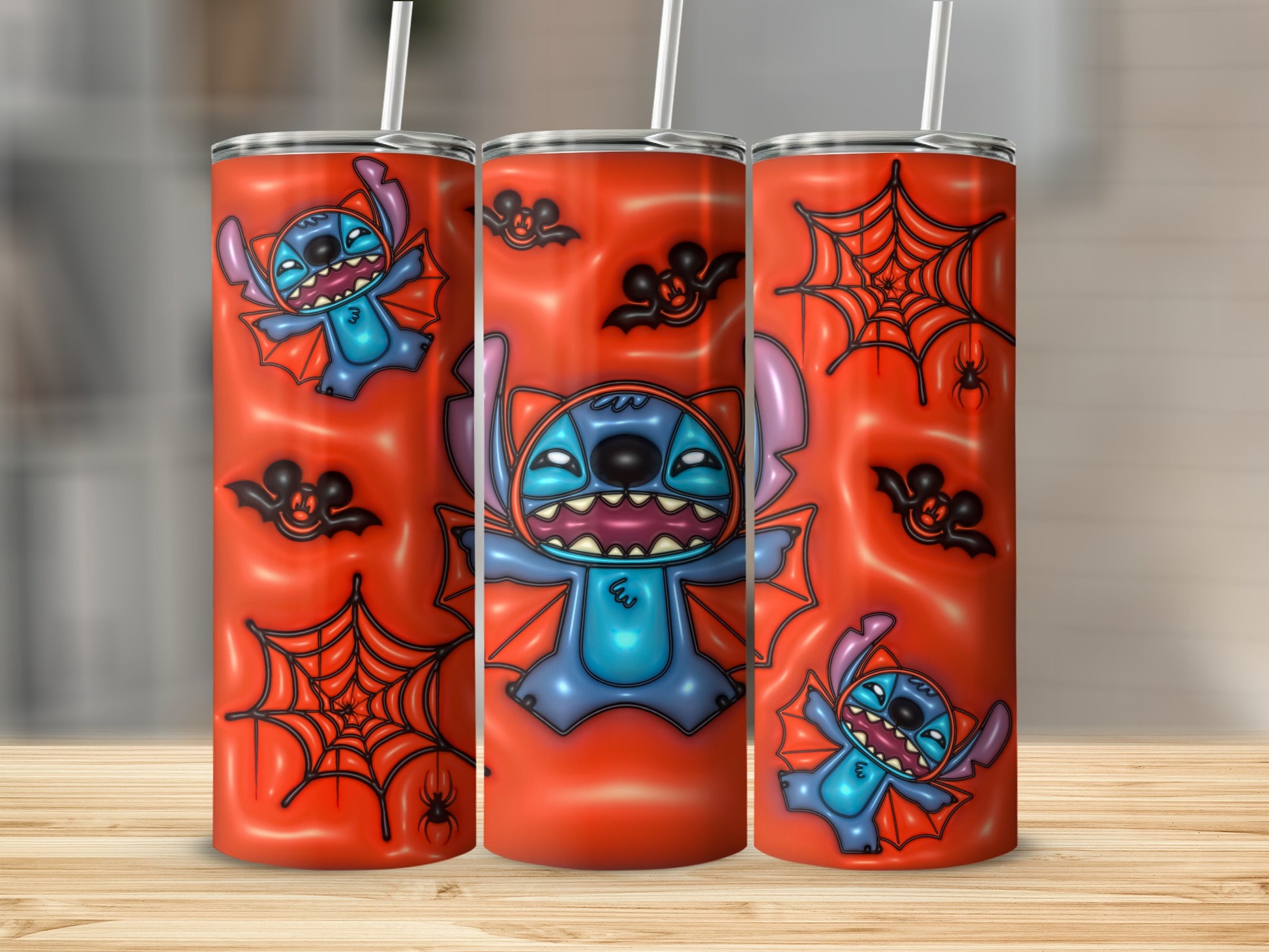 Cute and Spooky Cartoon Character Halloween Tumbler