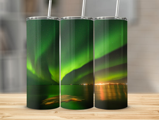 Northern Lights Aurora Borealis Insulated Tumbler Product