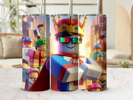 Colorful Gaming Characters Design Drinkware