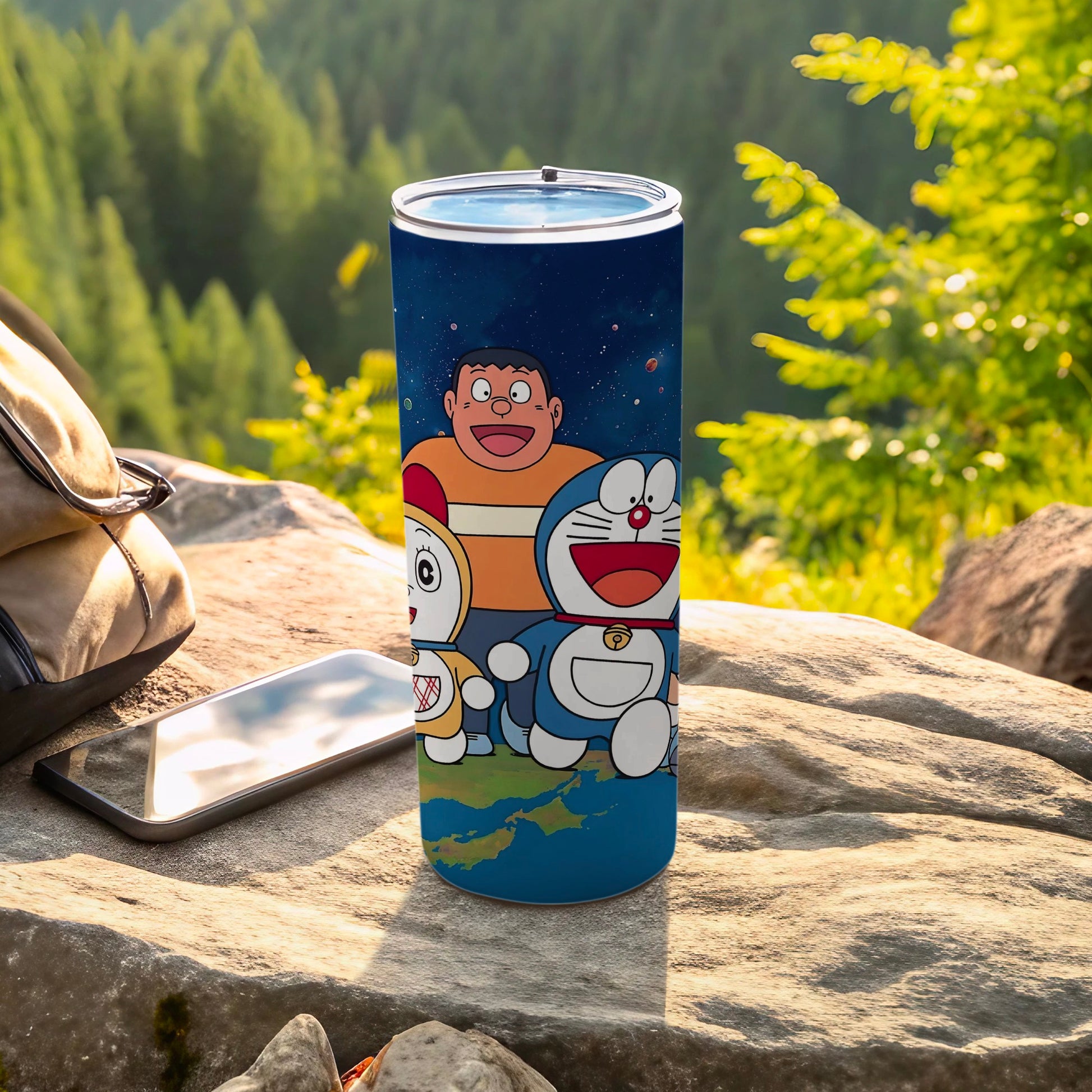 Cartoon Character Space Adventure Tumbler Cup