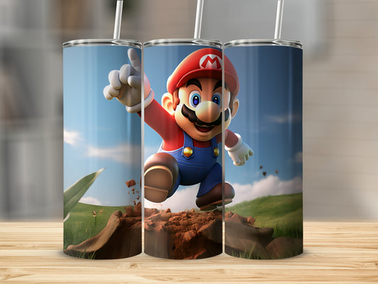 Jumping Cartoon Character Design Tumbler Product