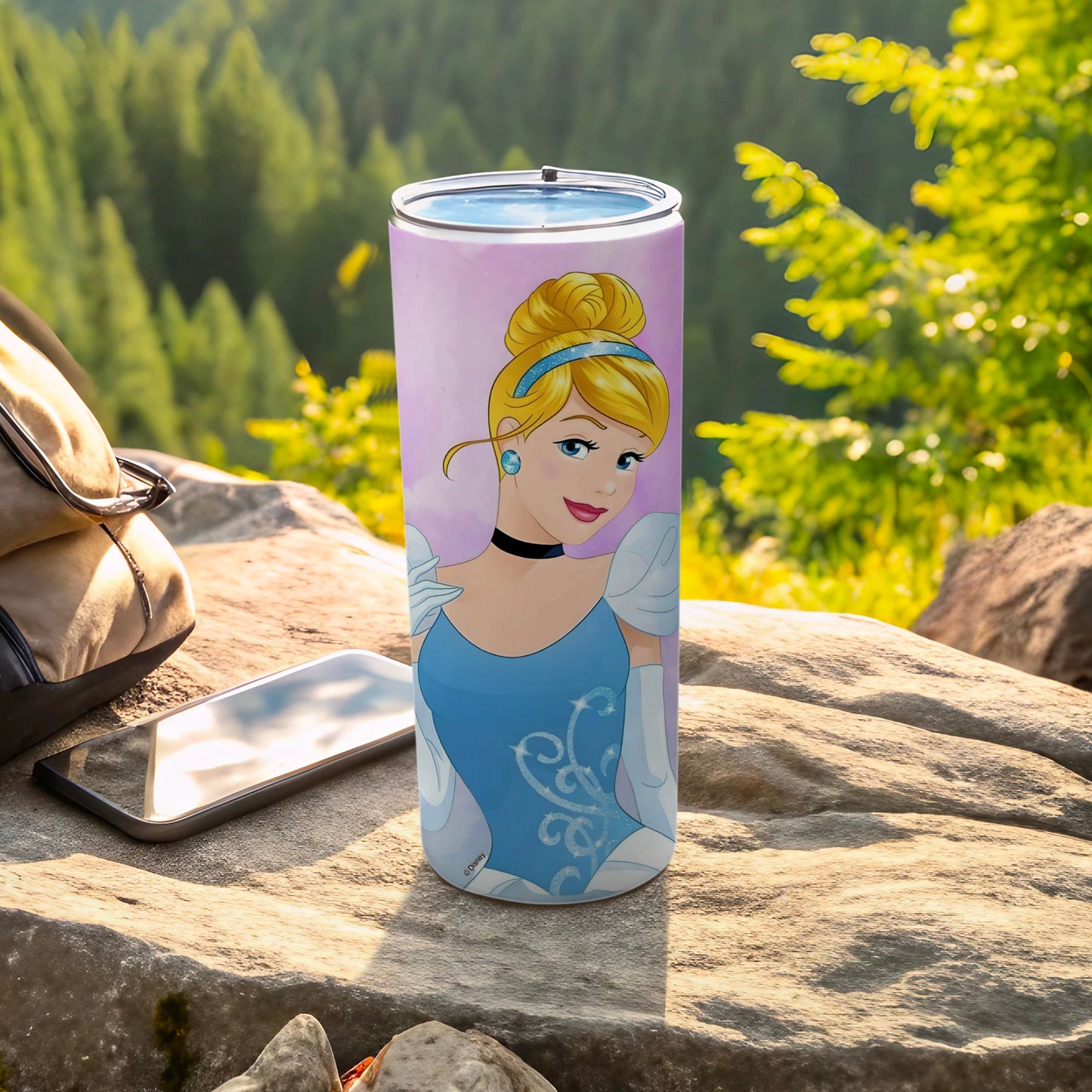 Cinderella Design Insulated Tumbler for Refreshing Beverages