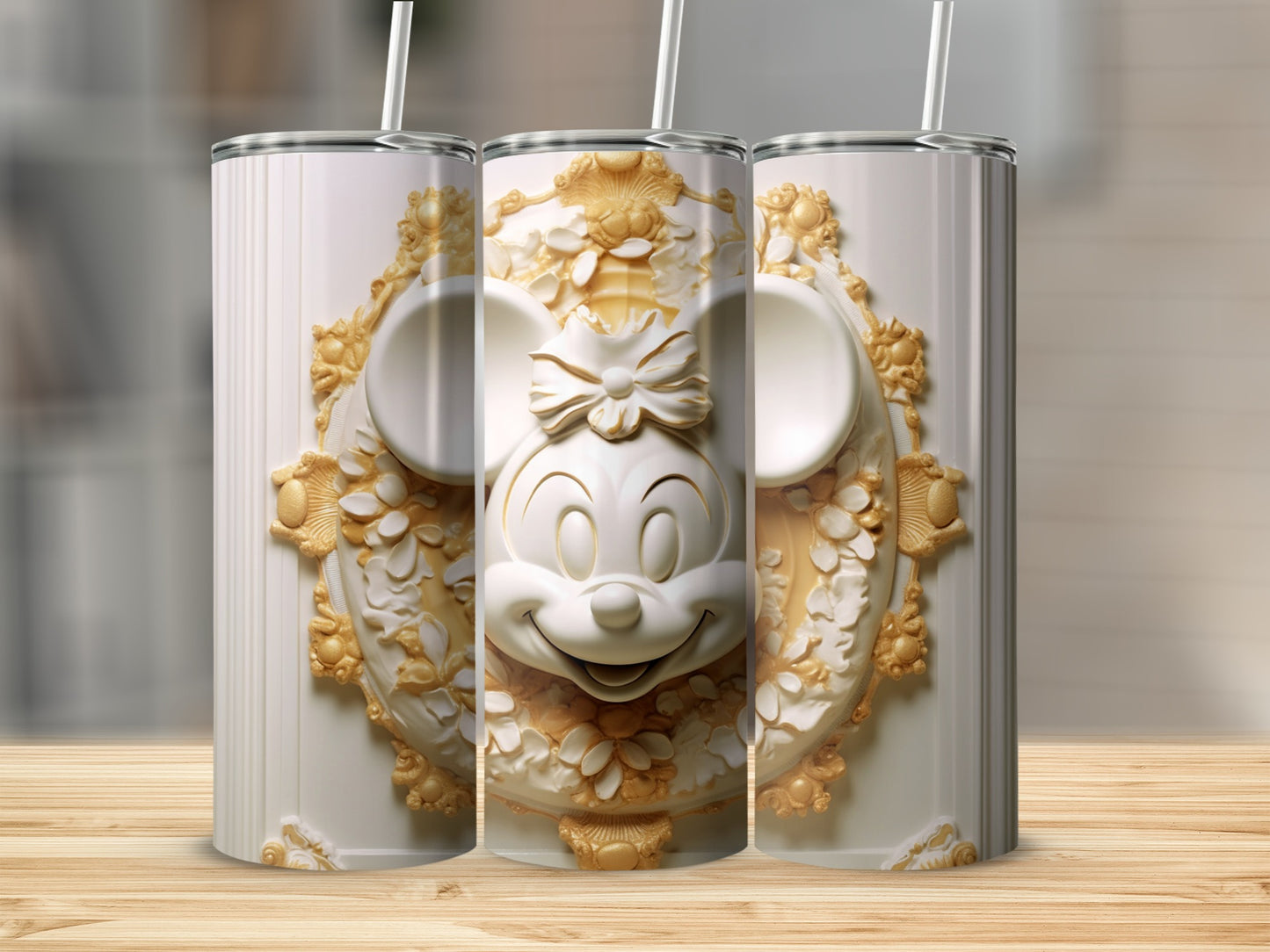 Ornate Disney Character Design Tumbler Product