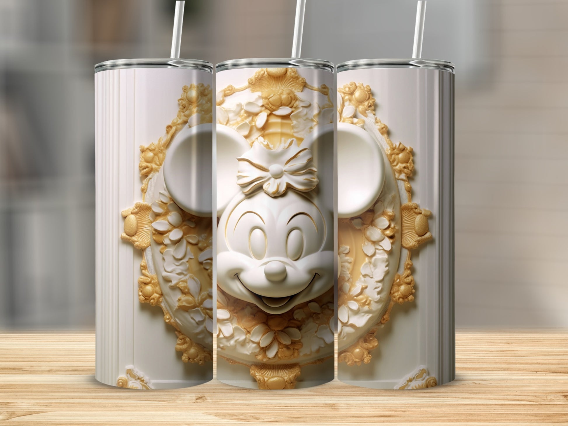 Ornate Disney Character Design Tumbler Product