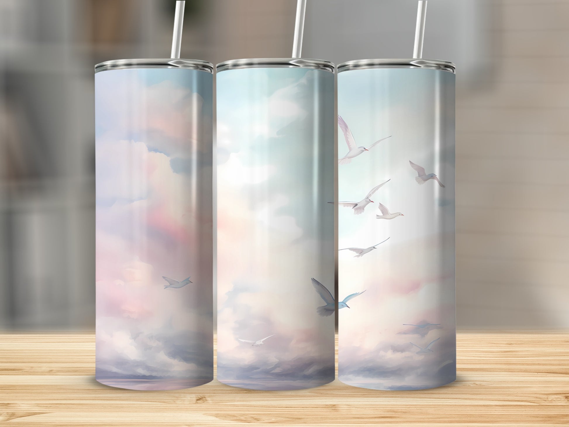 Ethereal Sky Flying Seabirds Cloudscape Tumbler product type
Tumbler
Drinkware
Sky design
Cloud art
Flying birds
Seagulls
Nature scene
Landscape art
Scenic view
Aesthetic print
Serene design
Peaceful
Ocean sky
Horizon art
Cloudscape
Pink blue sky
Dreamy art
Artful design
Bird print
Gradient clouds